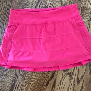 Lululemon Hot Pink Skirt (Skort) Size 4